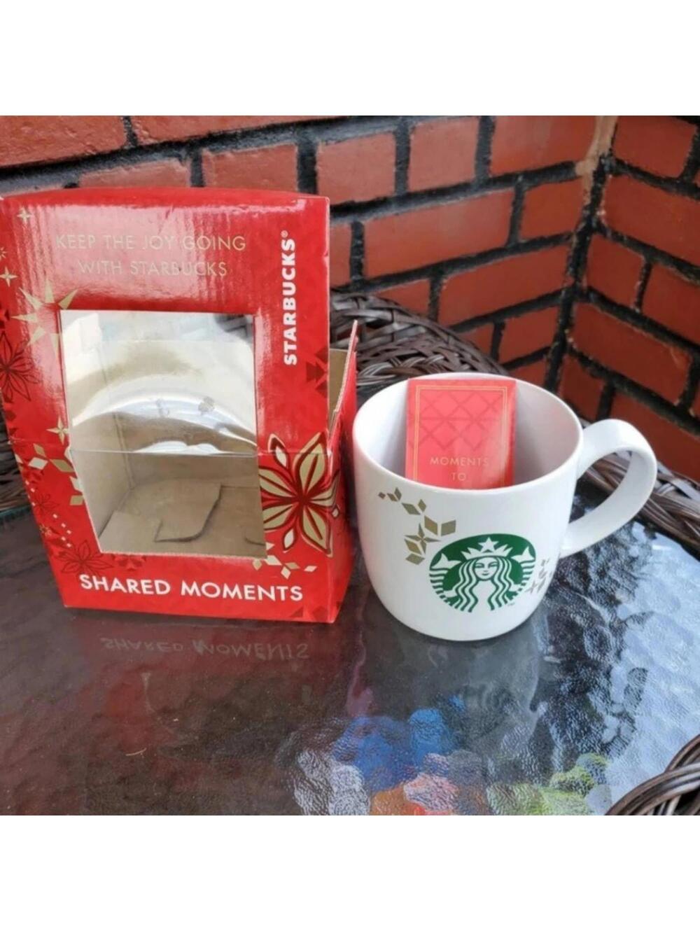 New 2013 Starbucks Shared Moments Coffee Cup Mug